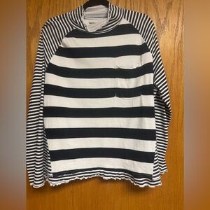 We The Free Playful Punk Black/White Striped Top